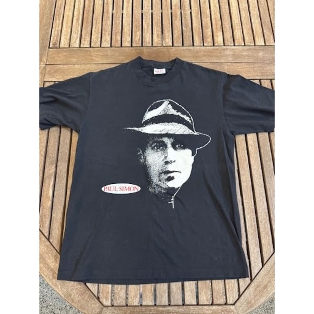 Vintage 1991 Paul Simon Born At The Right Time Tour T-Shirt Sof Tee USA Large